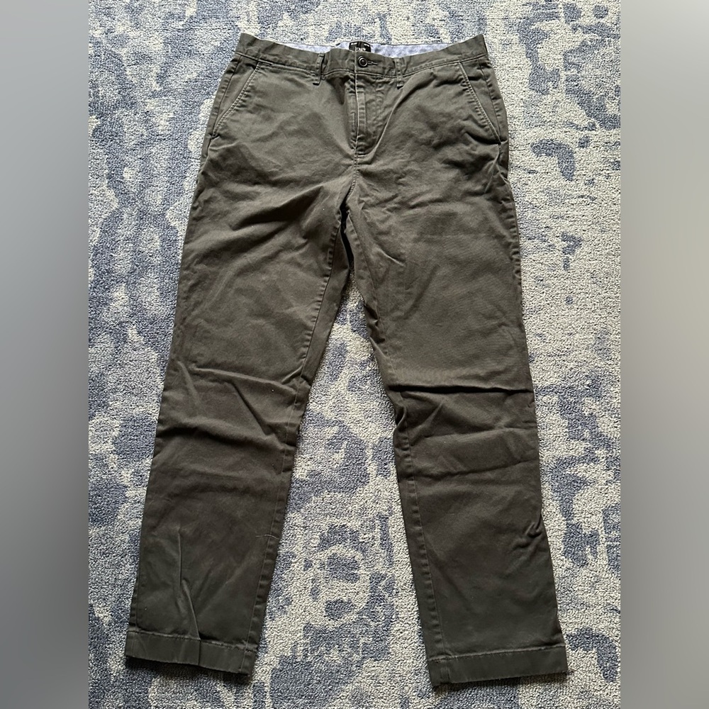 J.Crew Men's Dark Gray Chinos, W 33 L 30